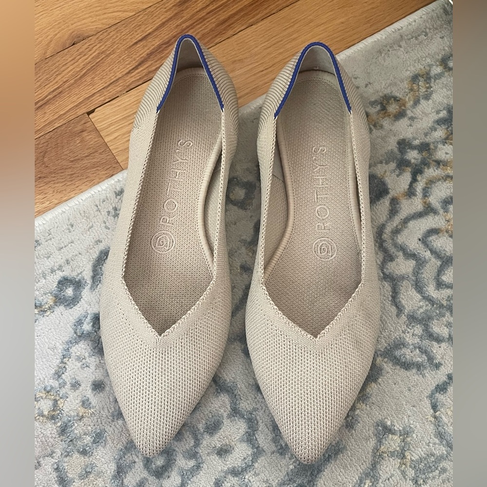 Rothy’s lightly worn flats